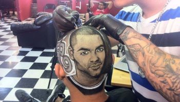 Новый тренд в Hair Tattoo: шокирующие прически с портретами знаменитостей